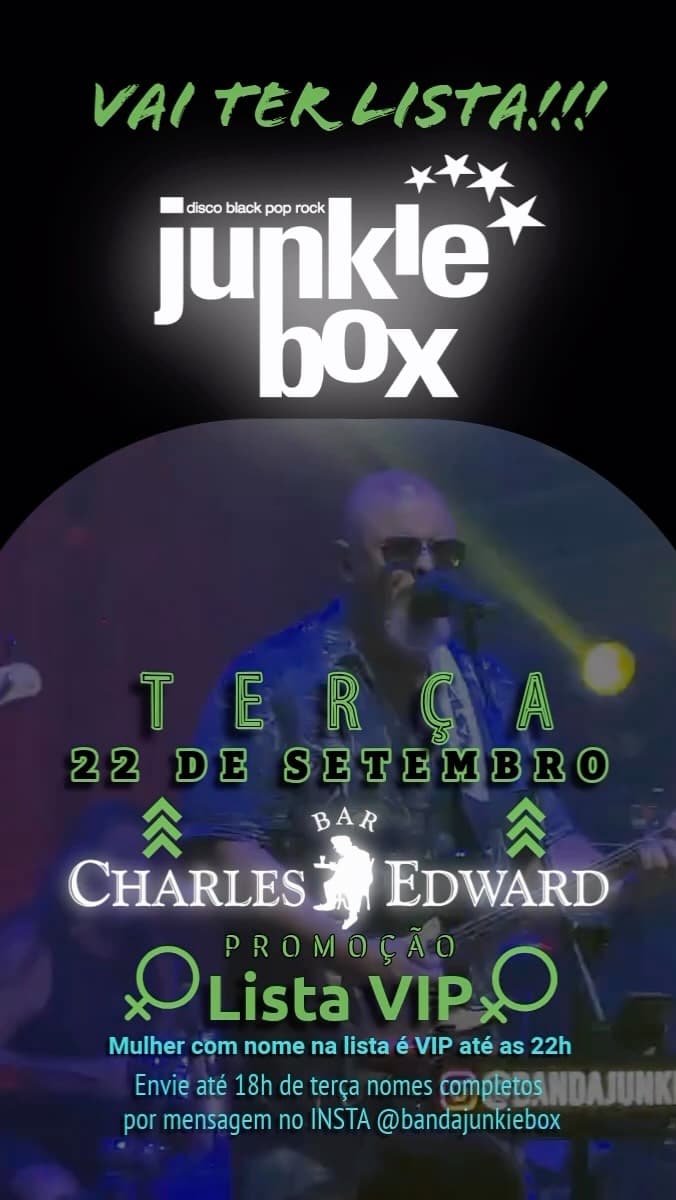 Flyer de Banda Junkie Box