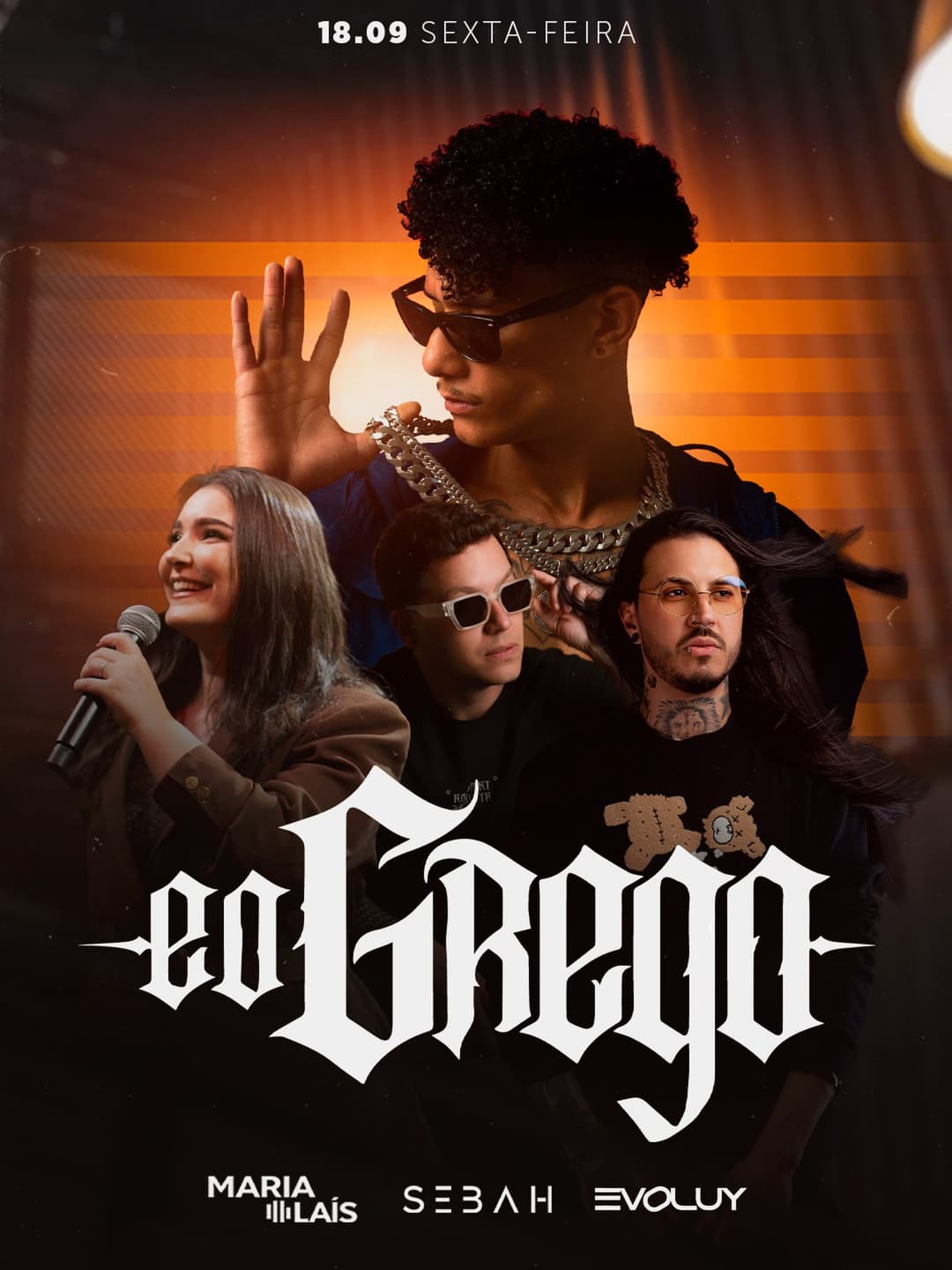 Flyer de IGOR SEB4H | Cantor & Compositor e mais 3 artistas