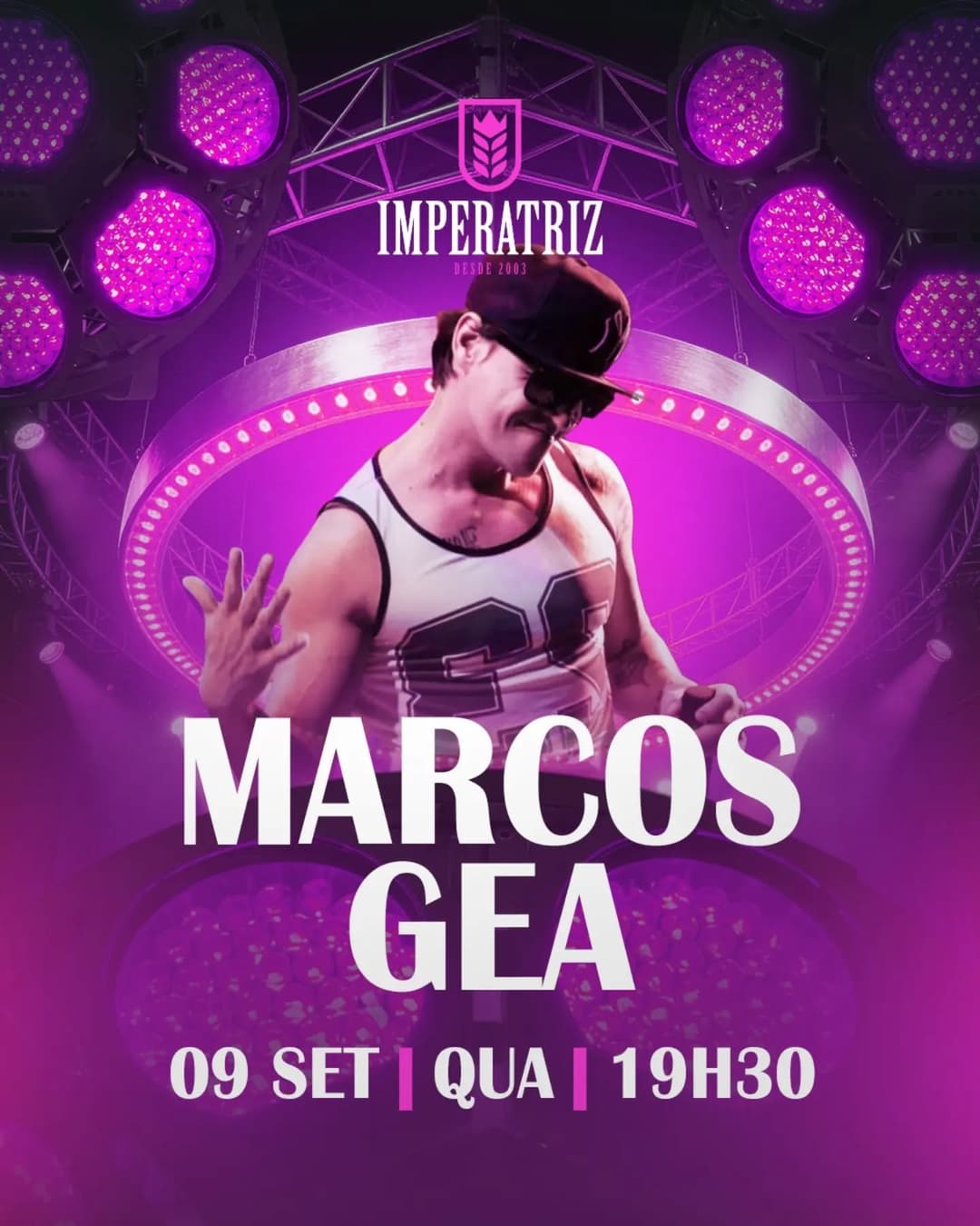 Flyer de Marcos Gea