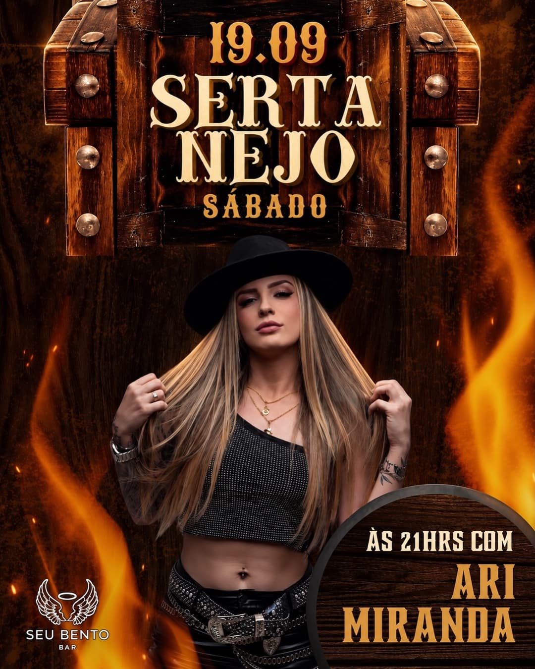 Flyer de Ariim Miranda
