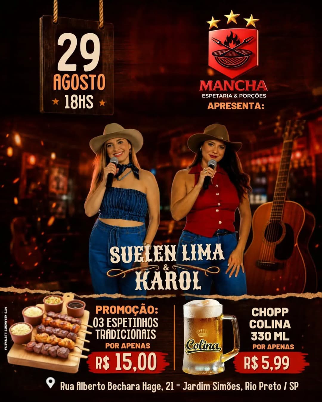 Flyer de Suelen & Karol