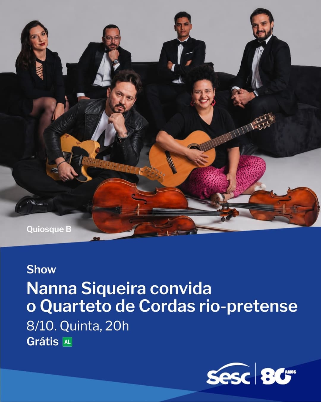 Flyer de Nanna Siqueira