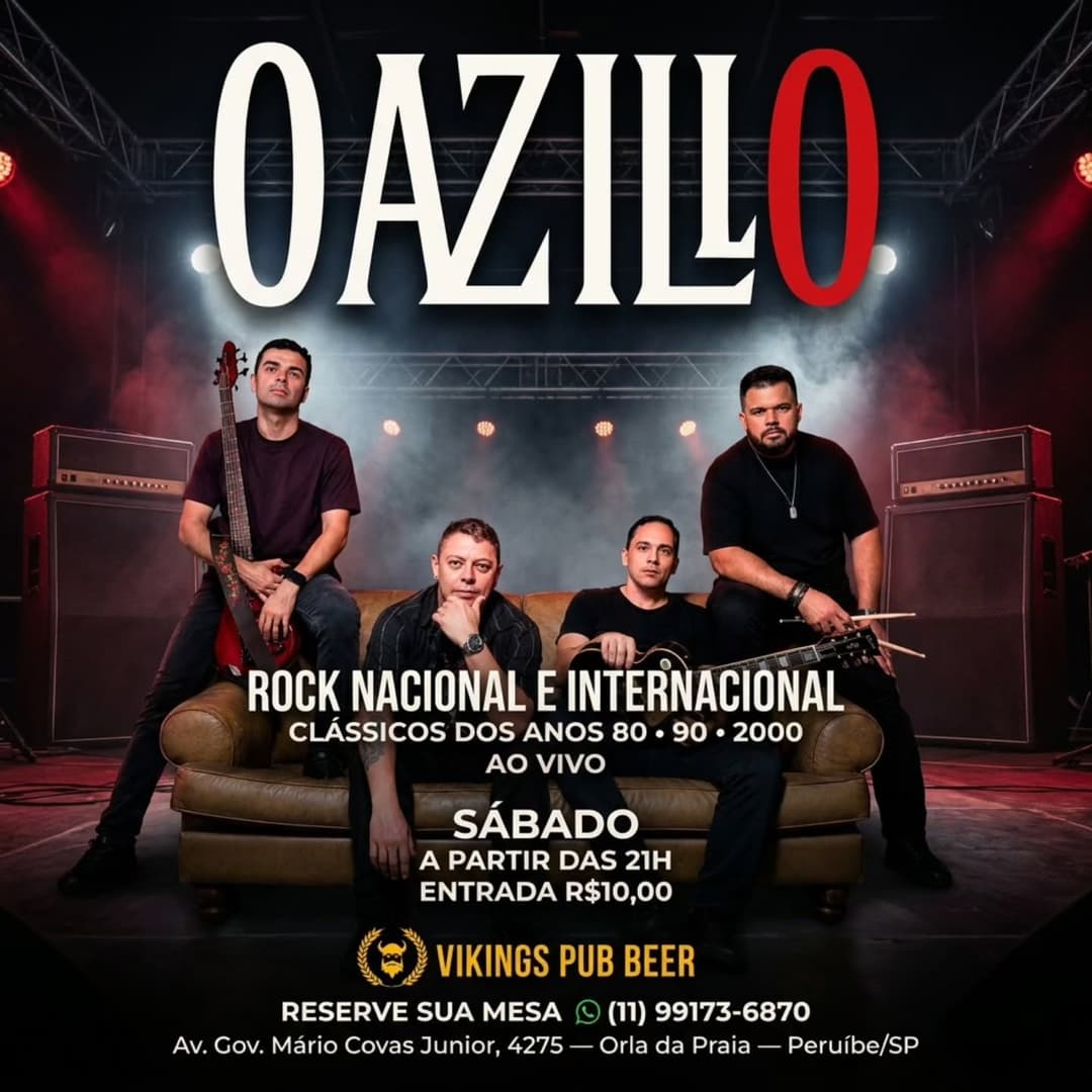 Flyer de Banda O Azillo