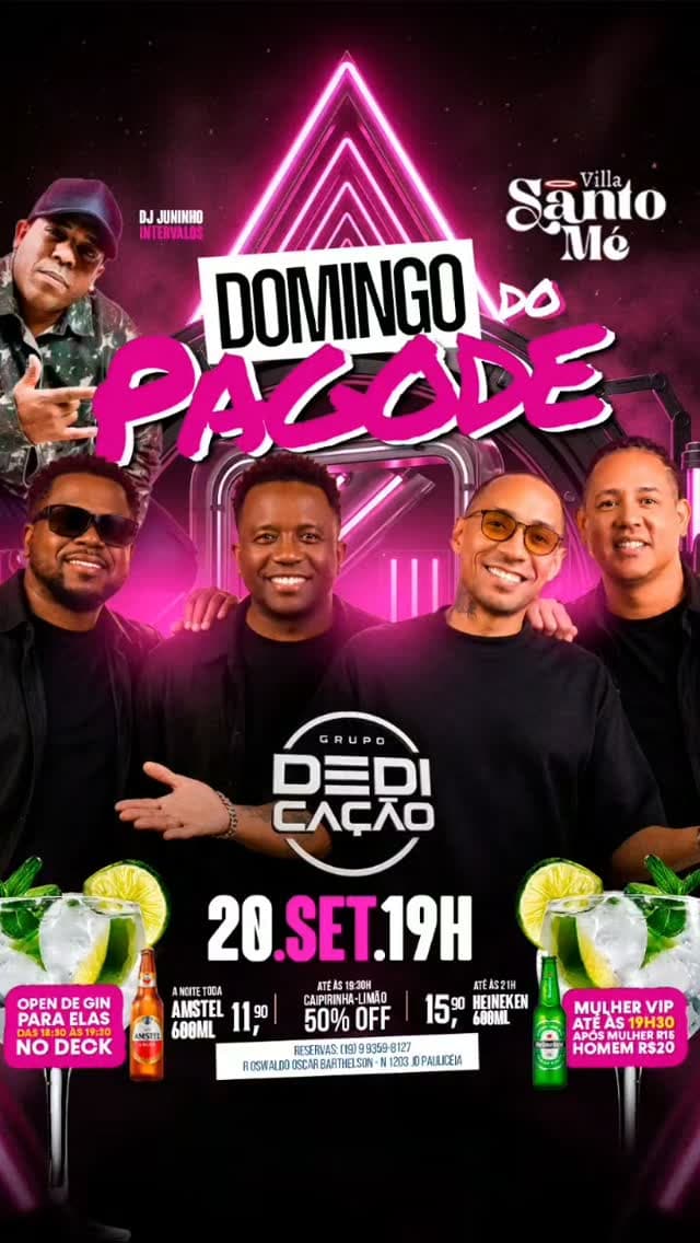 Flyer de Grupo Dedicação