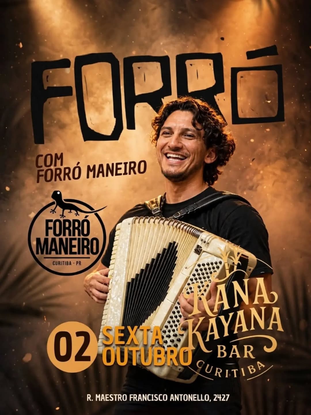 Flyer de Forró Maneiro
