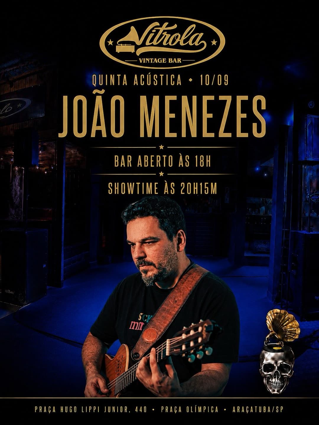Flyer de João Menezes