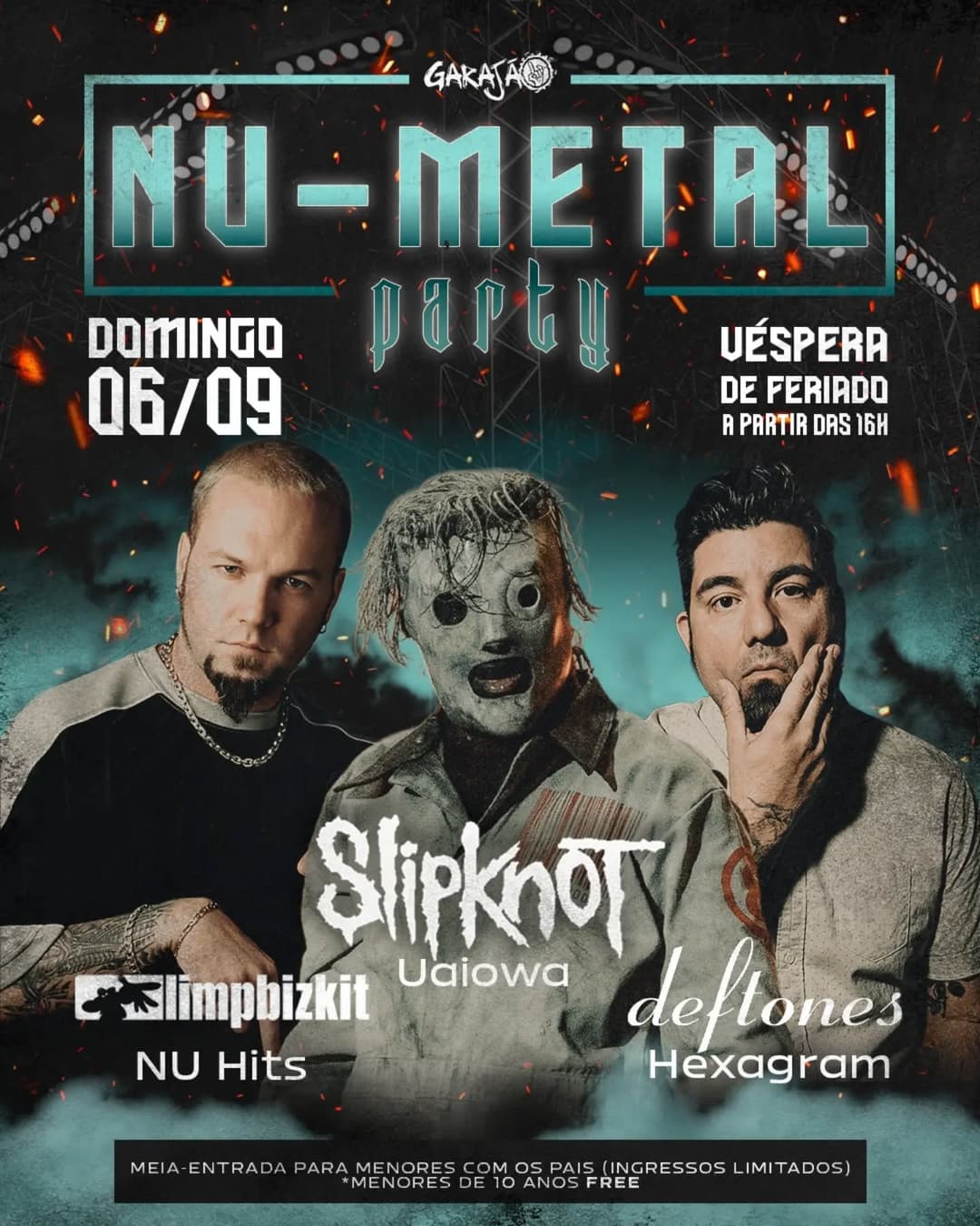 Flyer de Uaiowa, Nu Hits e Hexagram