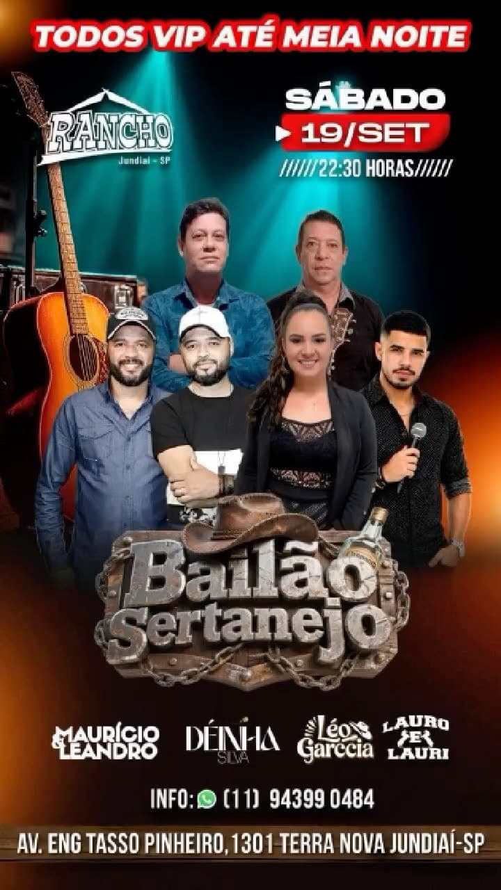 Flyer de Maurício Leandro, Déinha Silva e mais 2 artistas