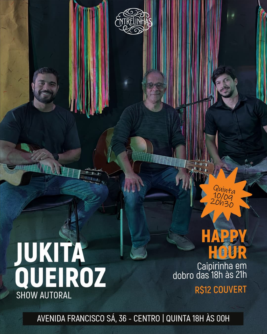 Flyer de Jukita Queiroz