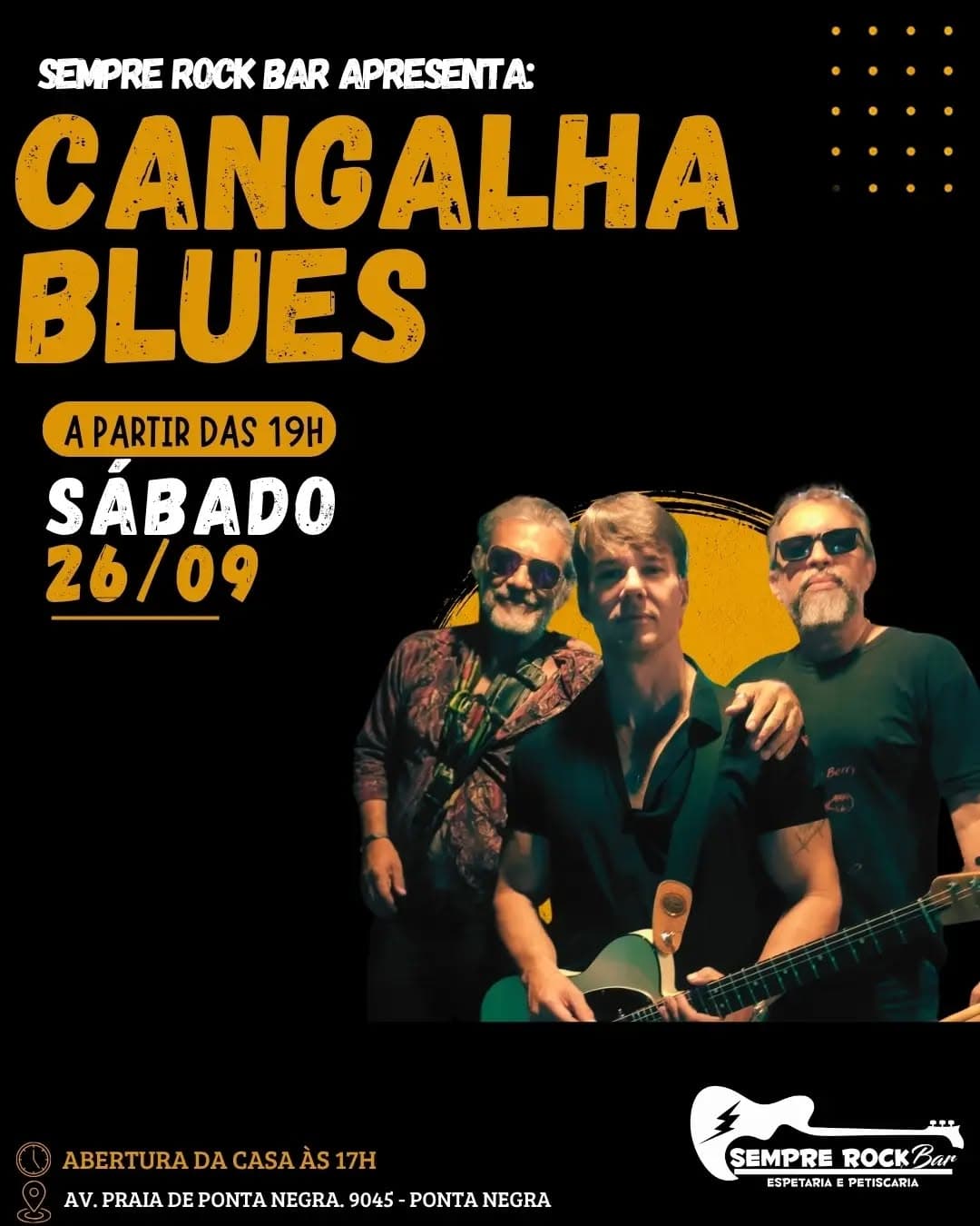 Flyer de Cangalha Blues