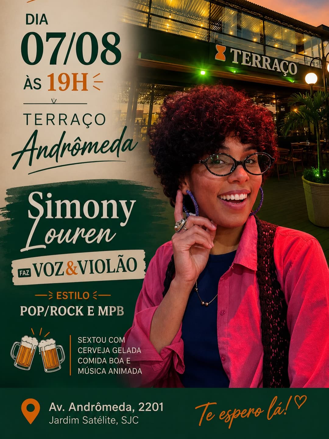 Flyer de Simony Louren