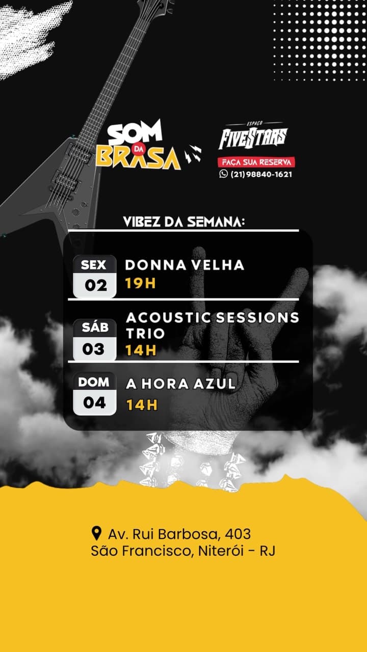 Flyer de A Hora Azul