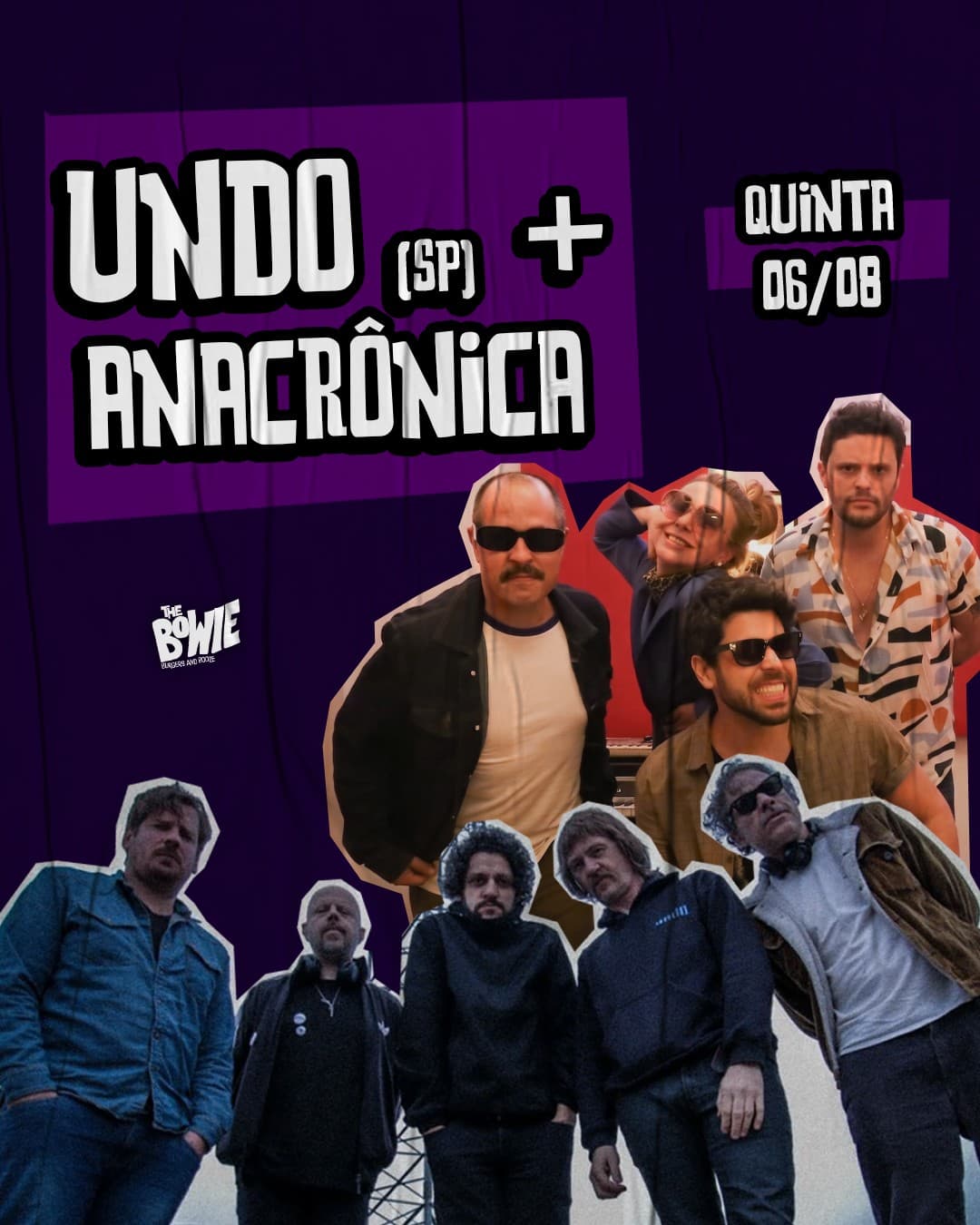 Flyer de Undo e Anacrônica