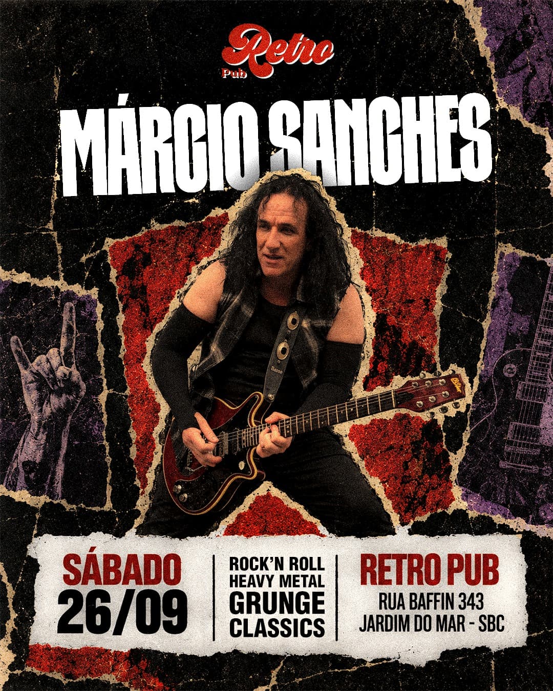 Flyer de marciosanchesguitar