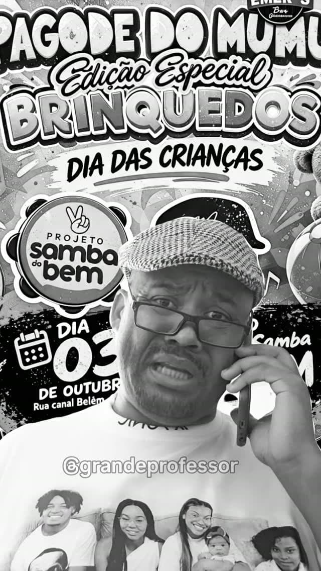 Flyer de Grande Professor e Romualdo de O