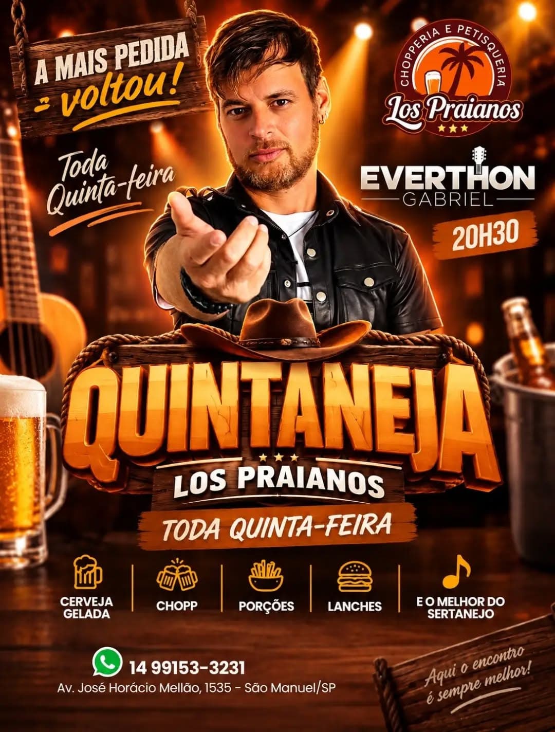 Flyer de Everthon Gabriel