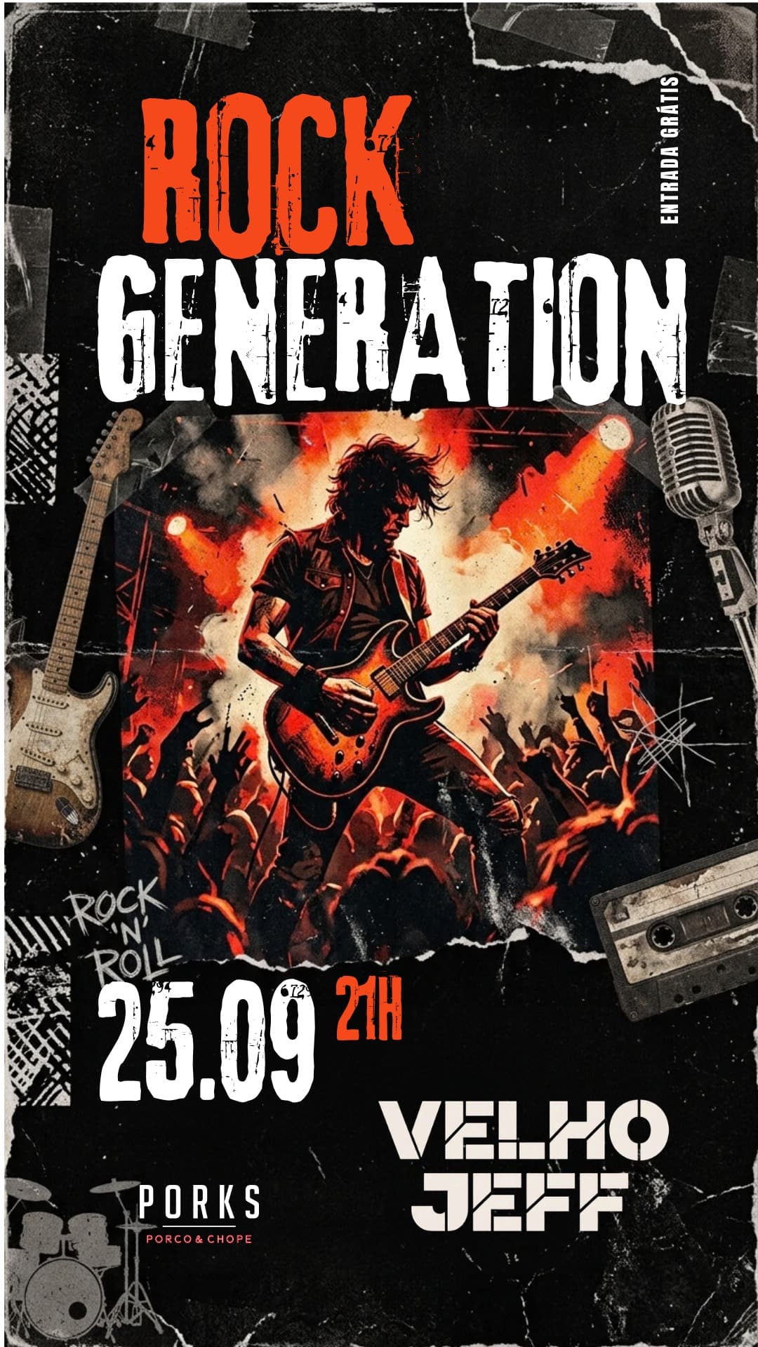 Flyer de Rock Generation
