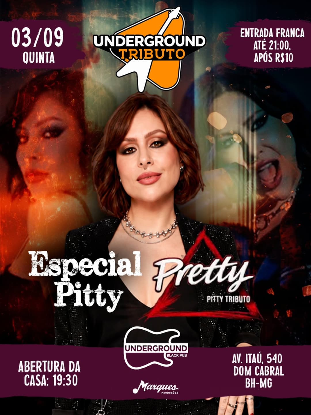 Flyer de Banda Pretty