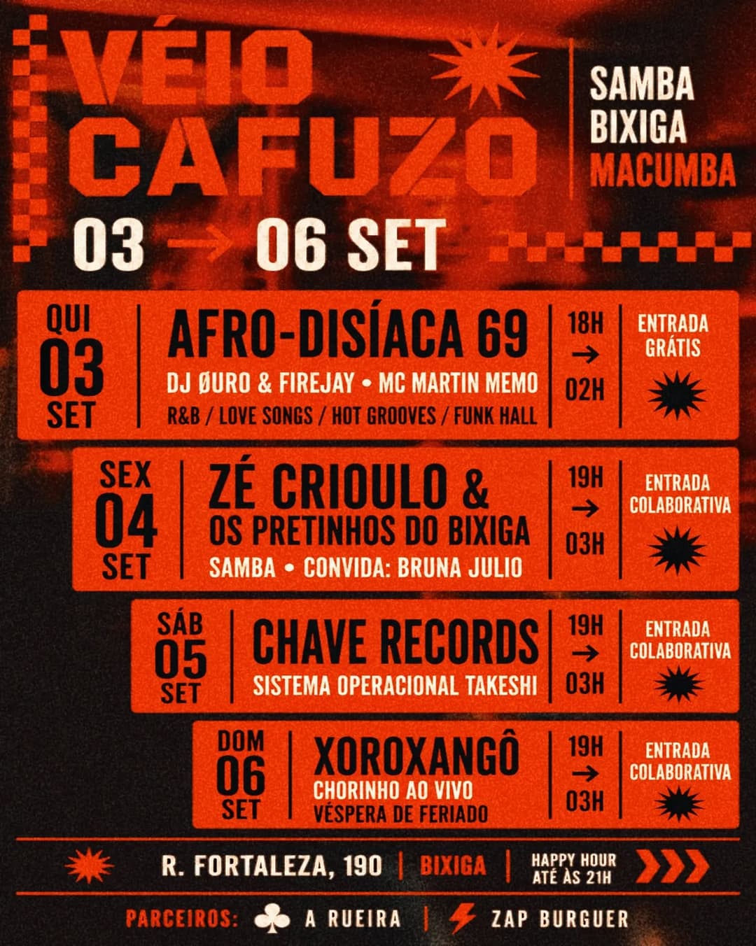 Flyer de Xoroxangô