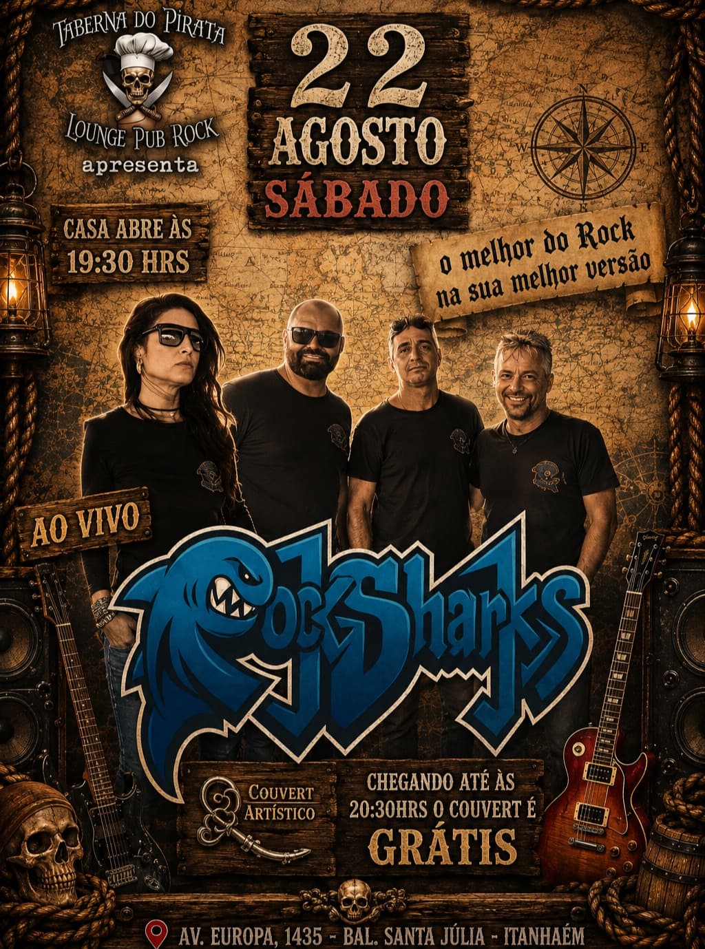 Flyer de RockSharks