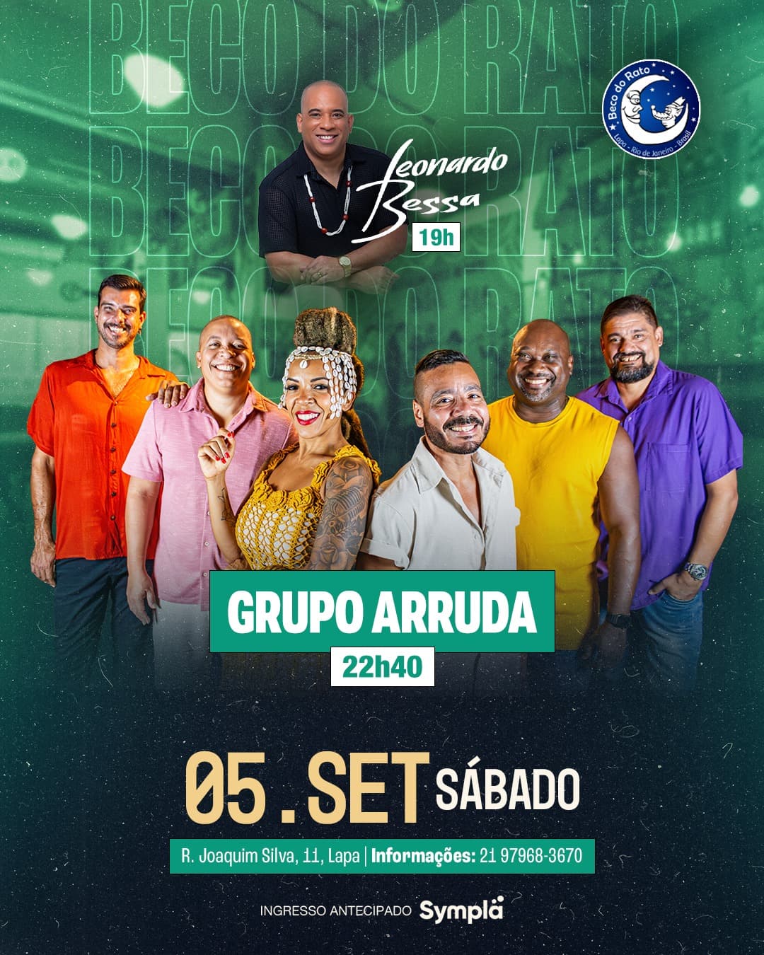 Flyer de Grupo Arruda e Leonardo Bessa