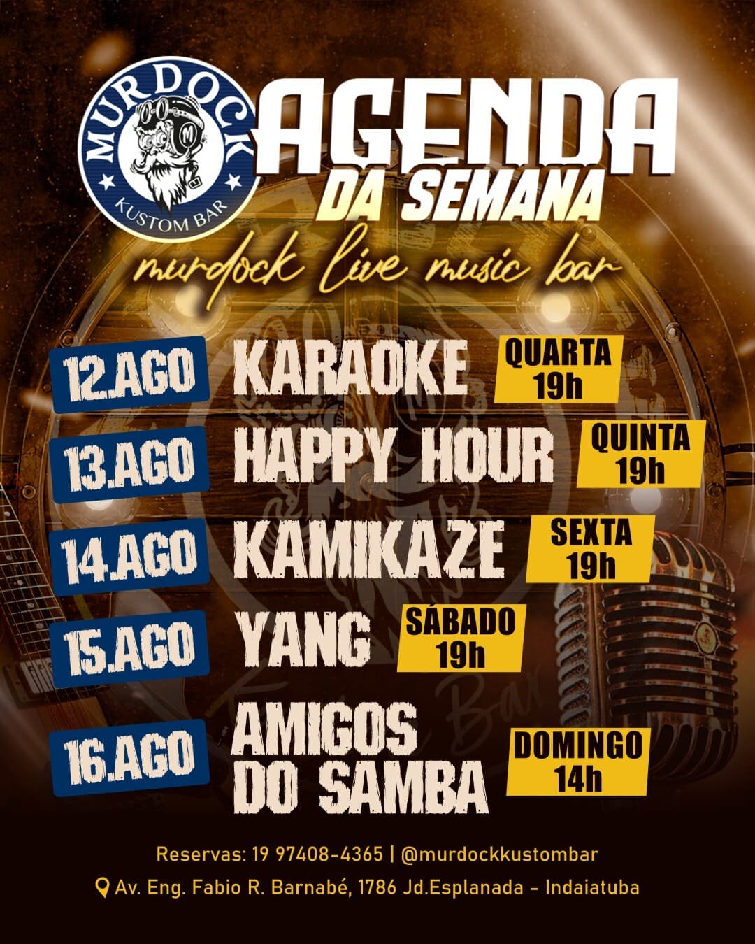 Flyer de Kamikaze Rock