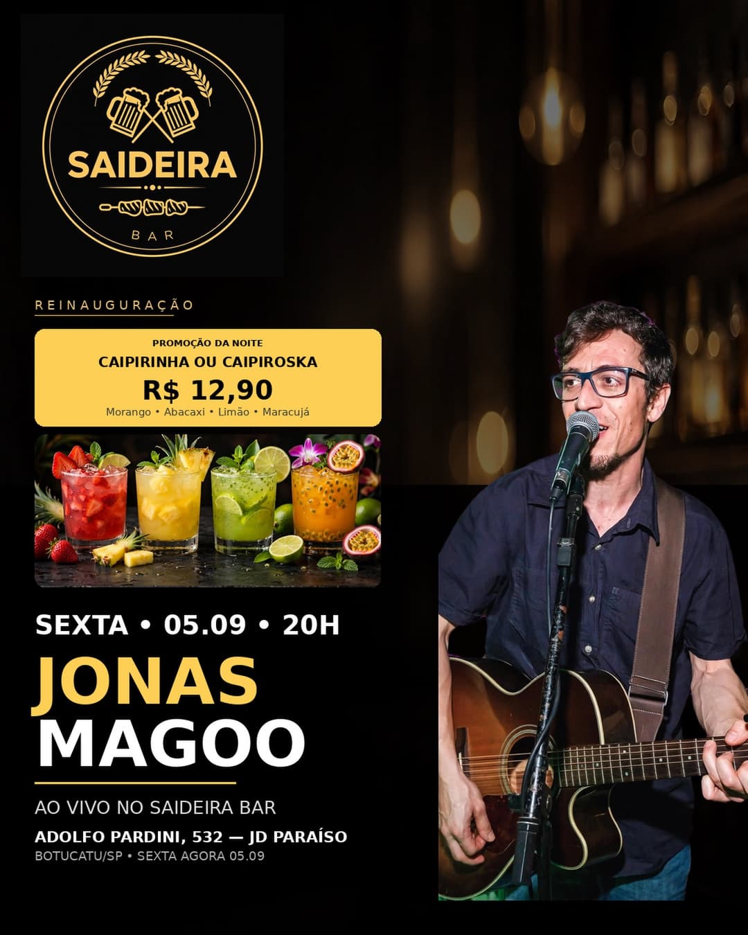 Flyer de Jonas Magoo