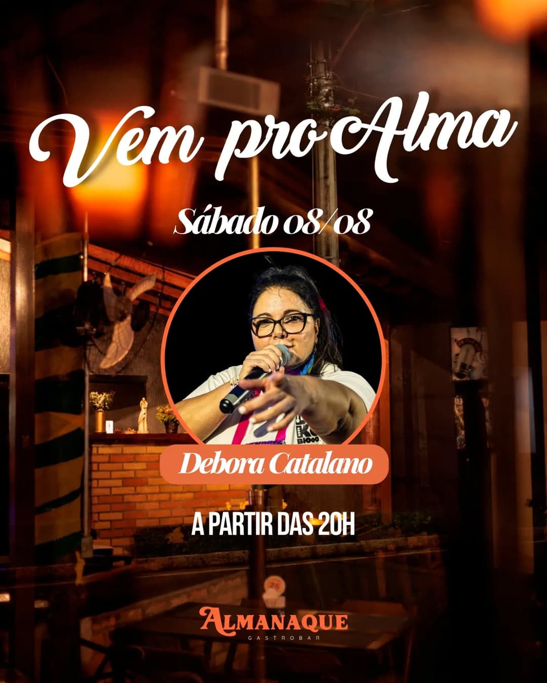 Flyer de Debora Catalano