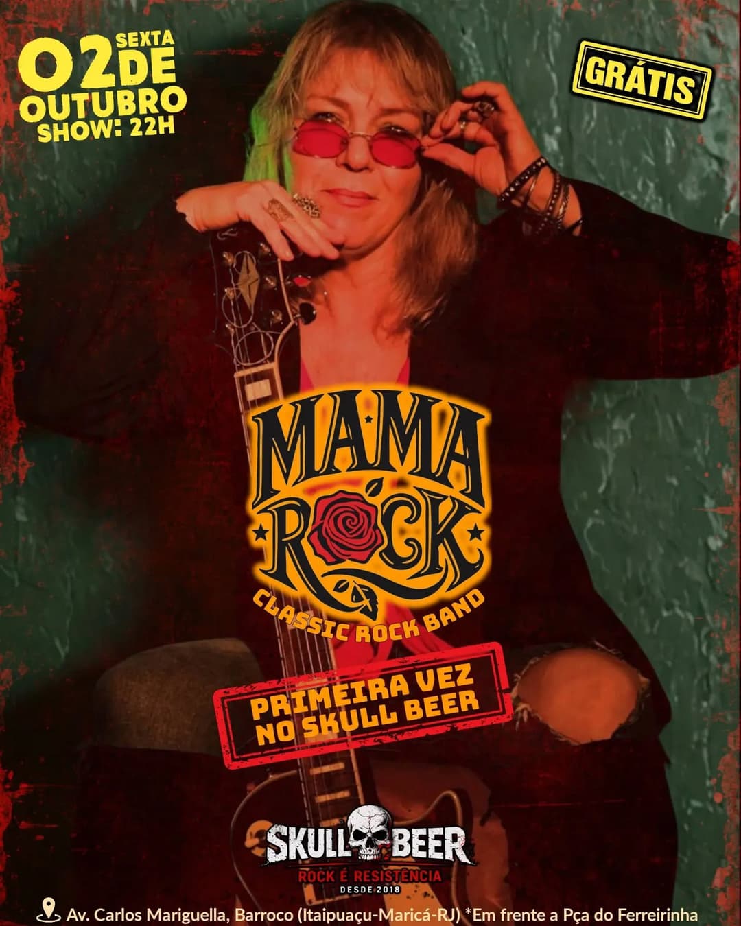 Flyer de Mama Rock