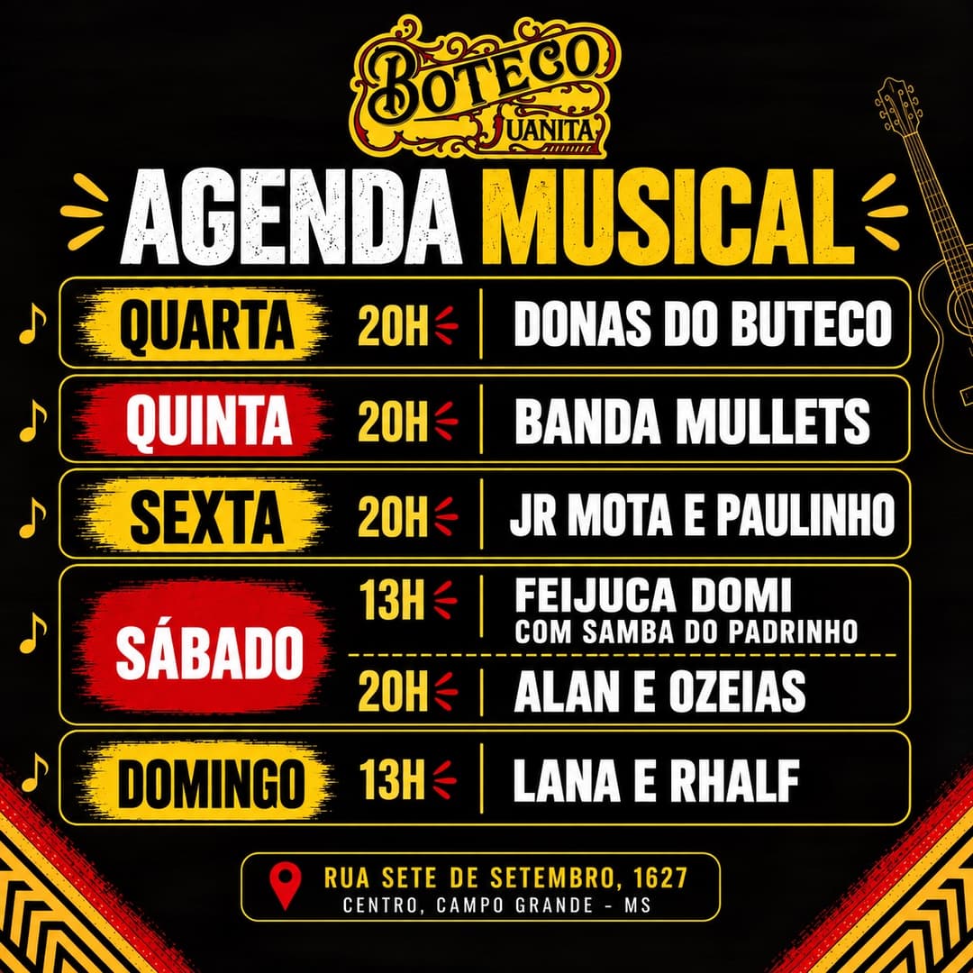 Flyer de Banda Mullets