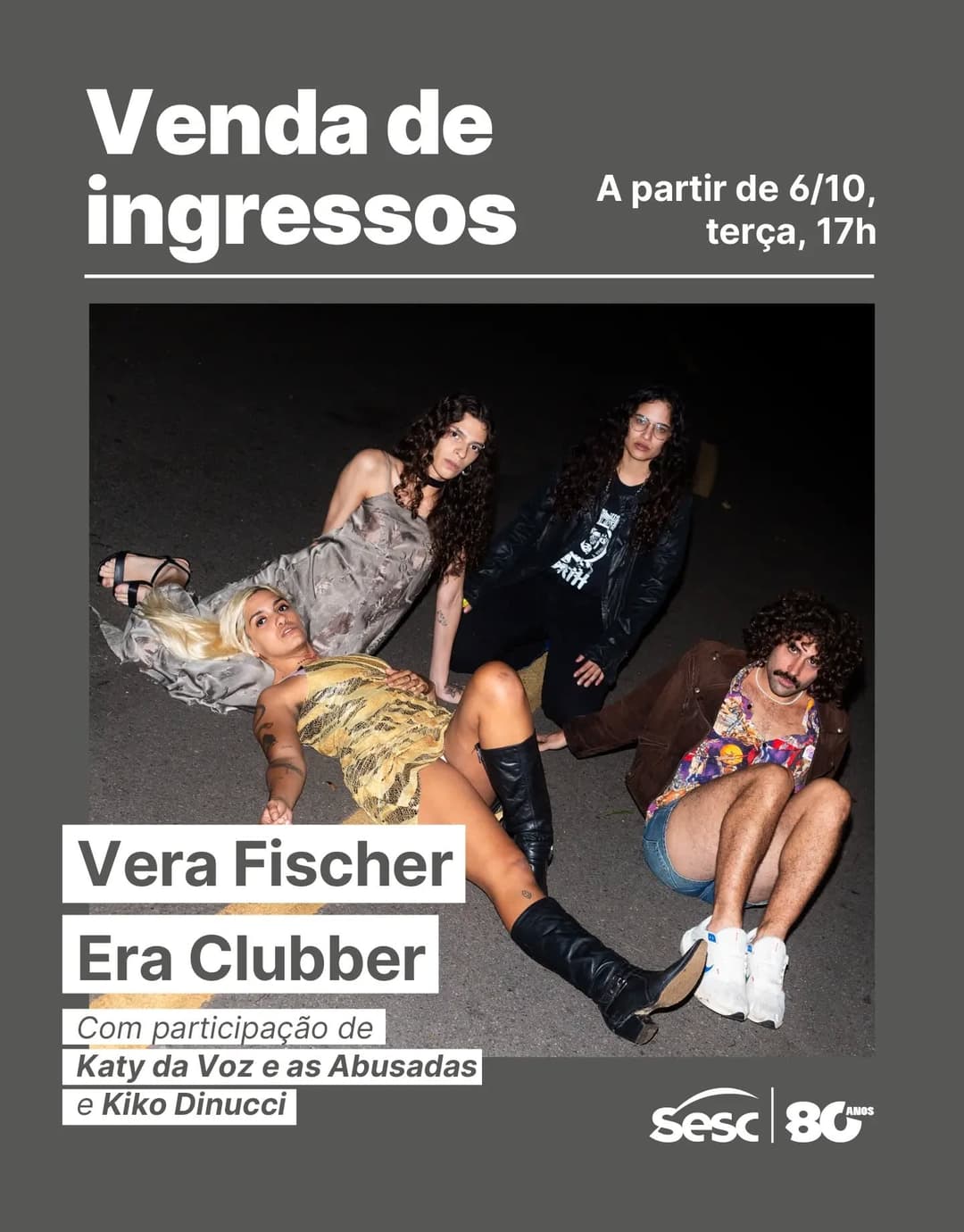 Flyer de Katy da Voz e as Abusadas e mais 2 artistas