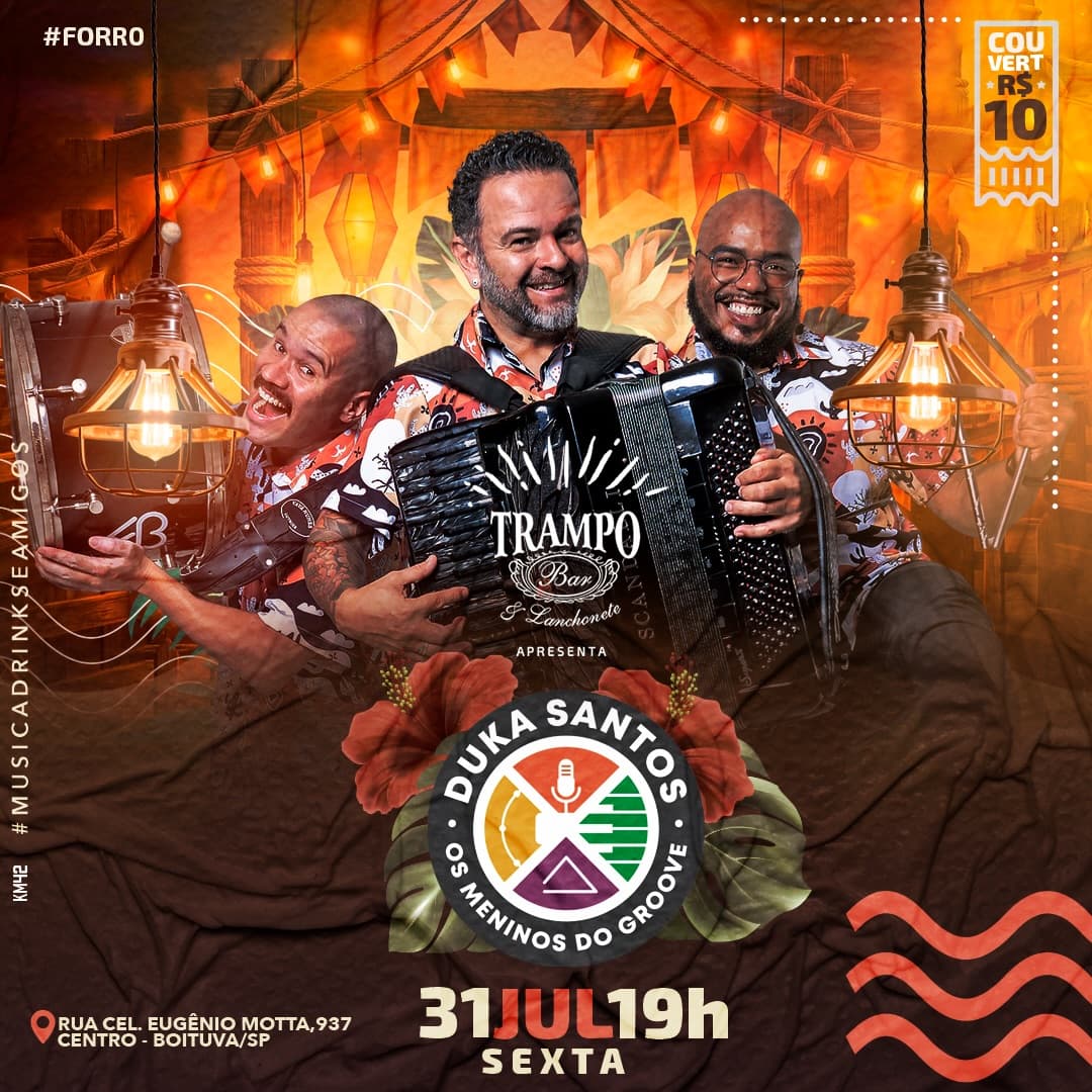 Flyer de Duka Santos