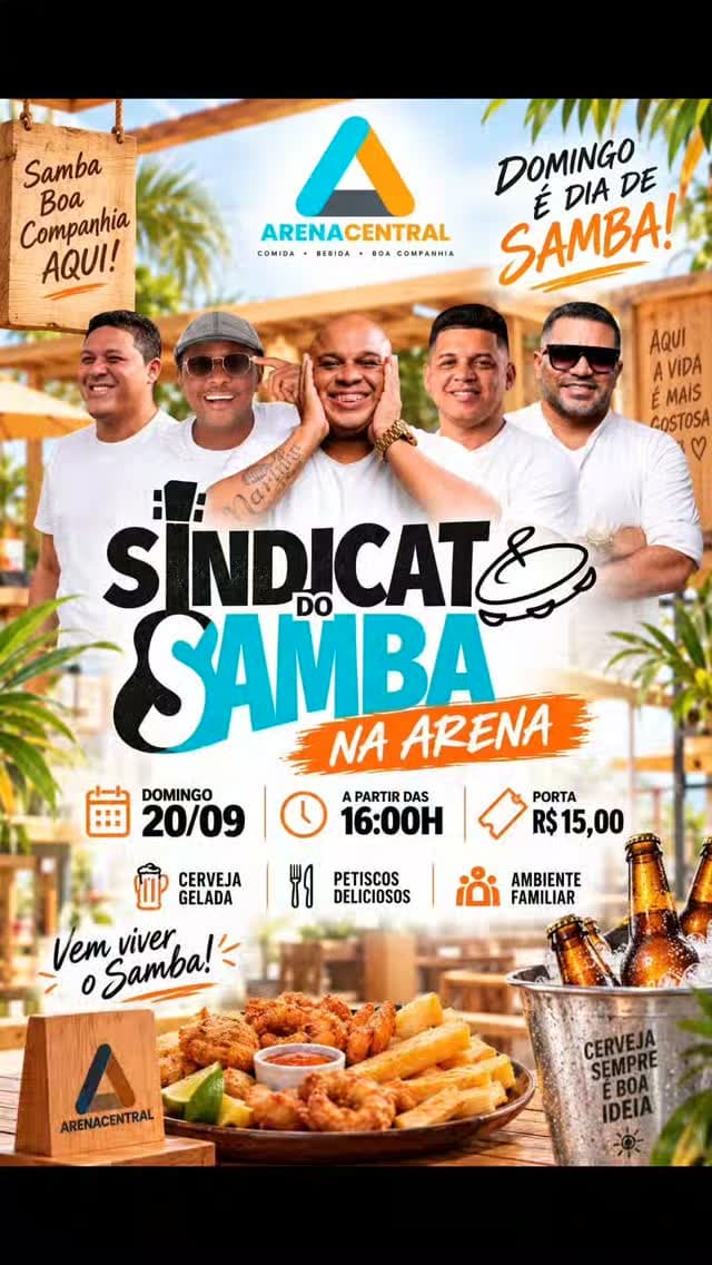 Flyer de Jaílson Pereira e Sindicato do Samba / Blocão do SDS