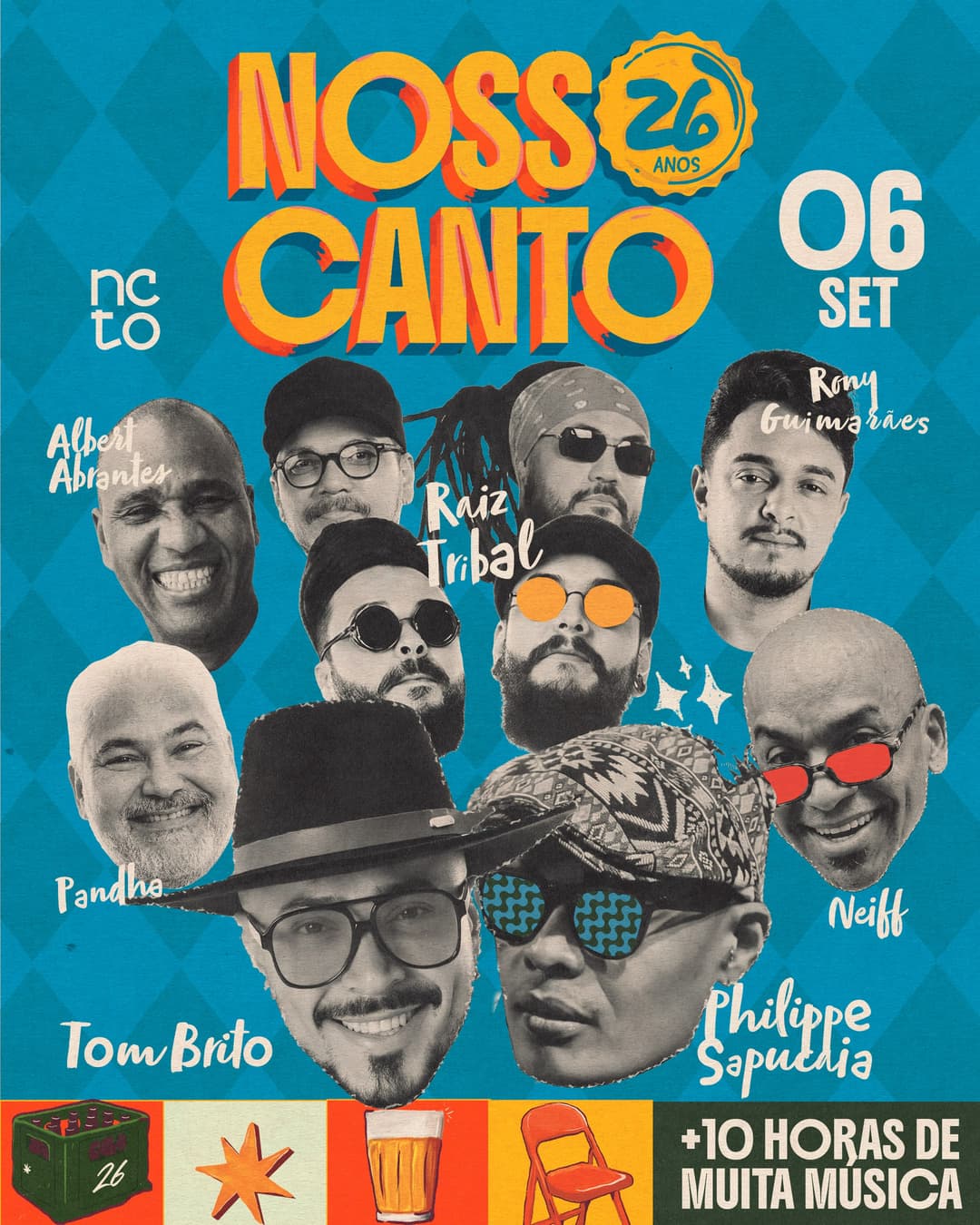 Flyer de Philippe Sapucaia e Tom Brito