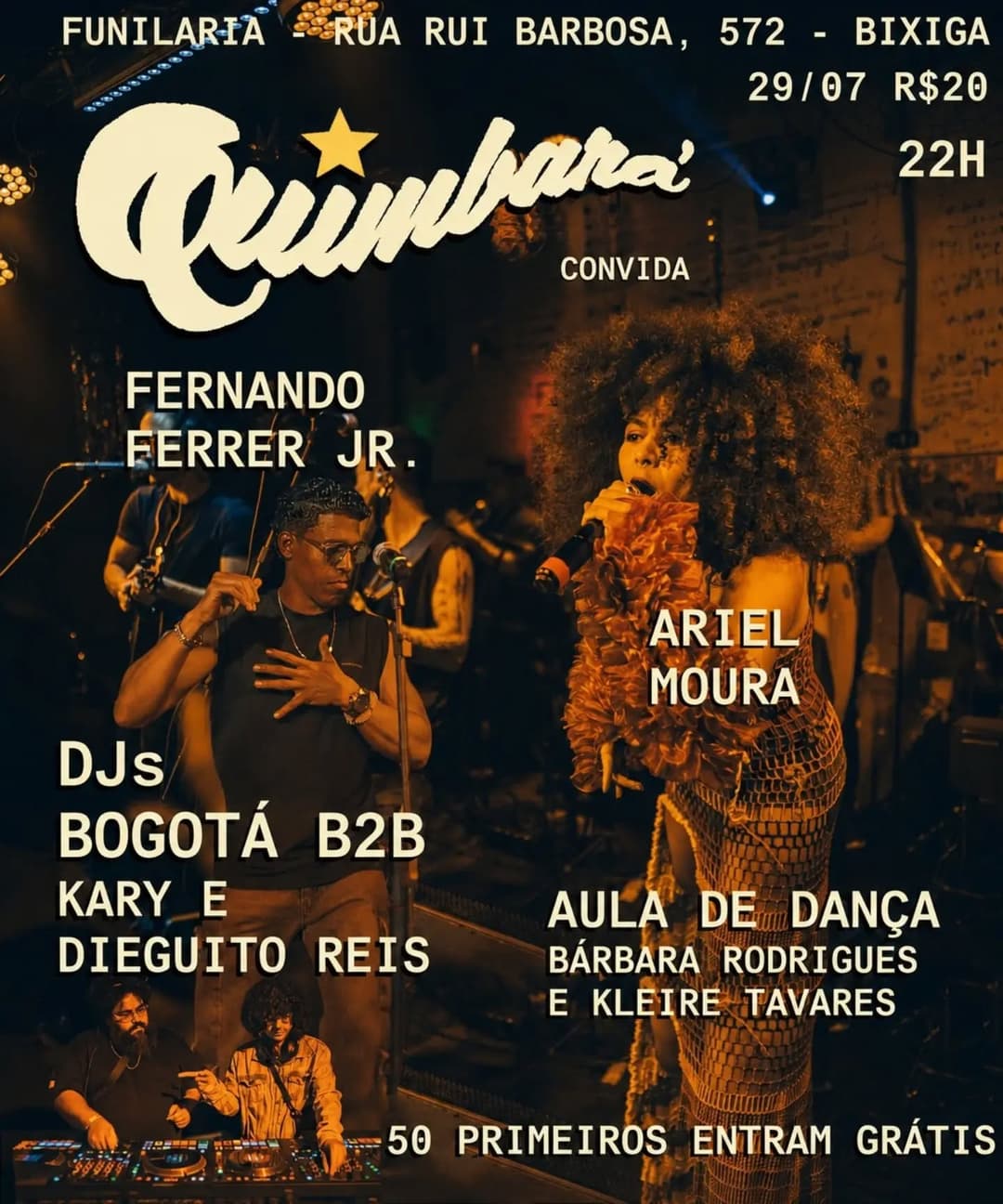 Flyer de Quimbará