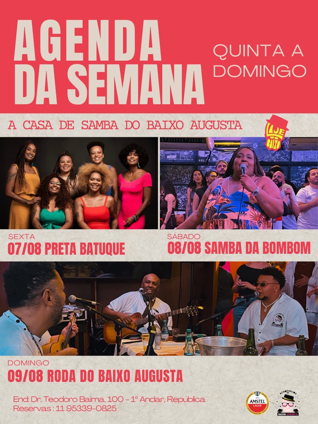 Flyer de Roda do Baixo Augusta
