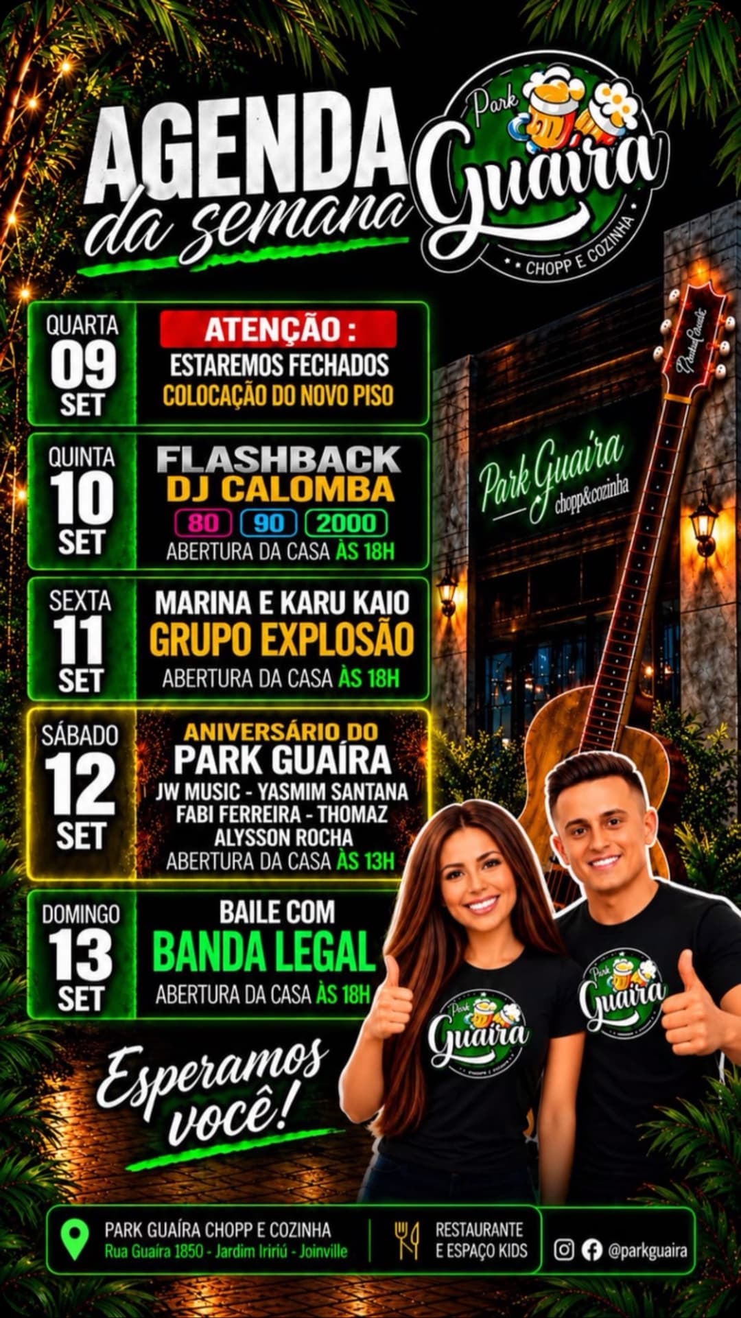Flyer de Marina, Karu Kaio e Grupo Explosão