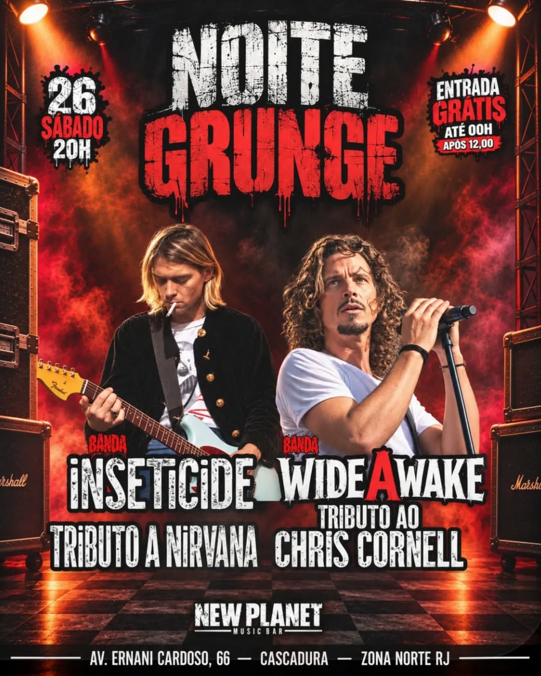 Flyer de Wide Awake e Inseticide