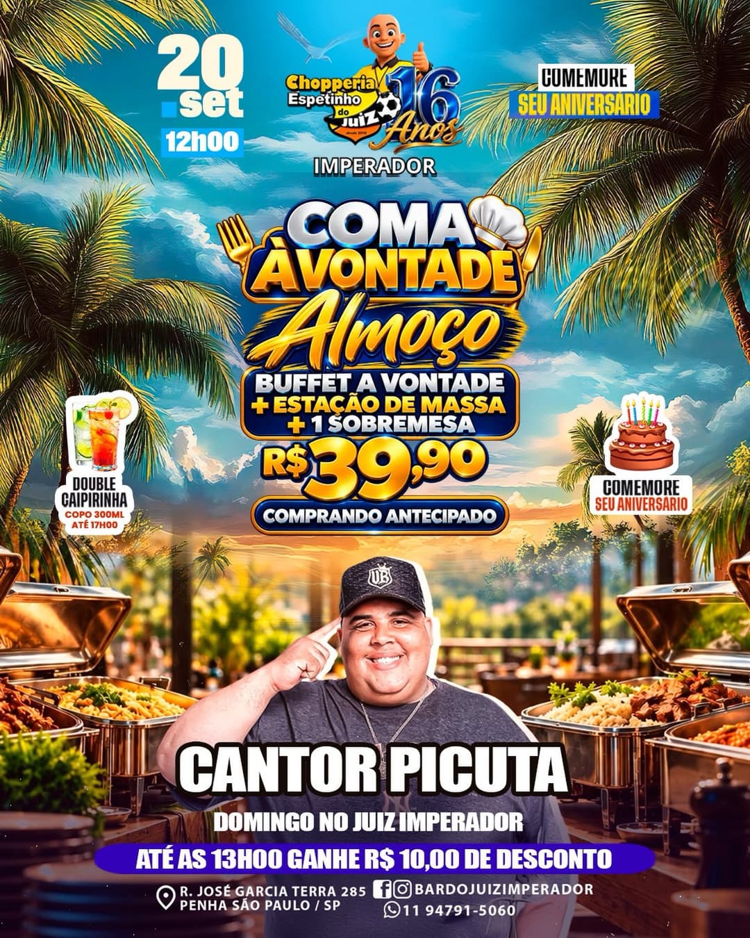 Flyer de Cantor Picuta