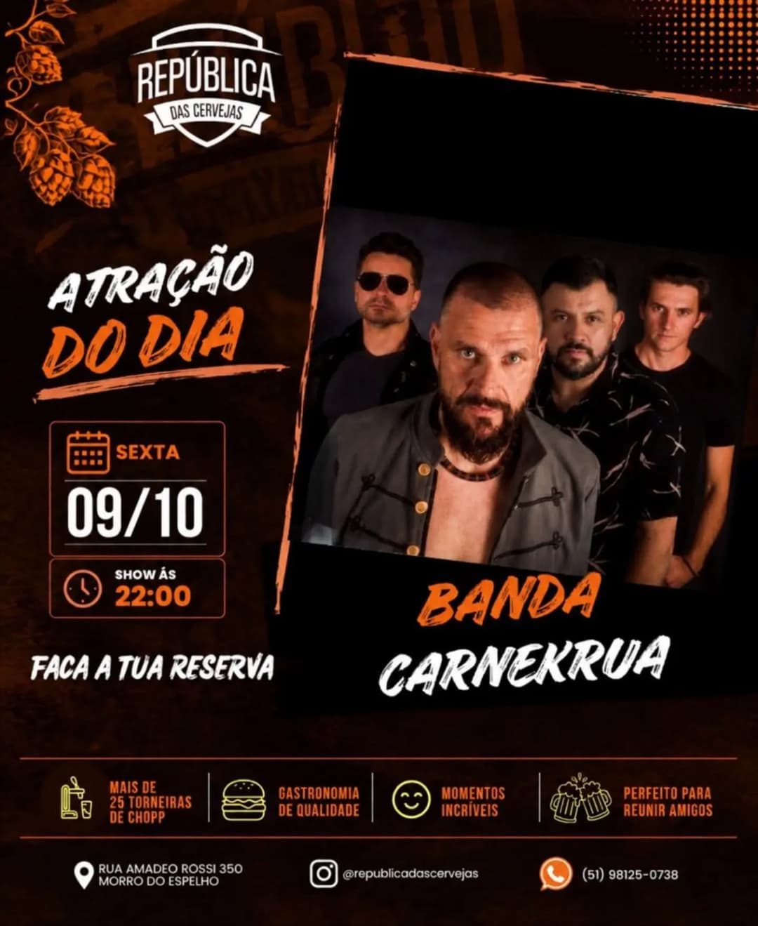 Flyer de CarneKrua