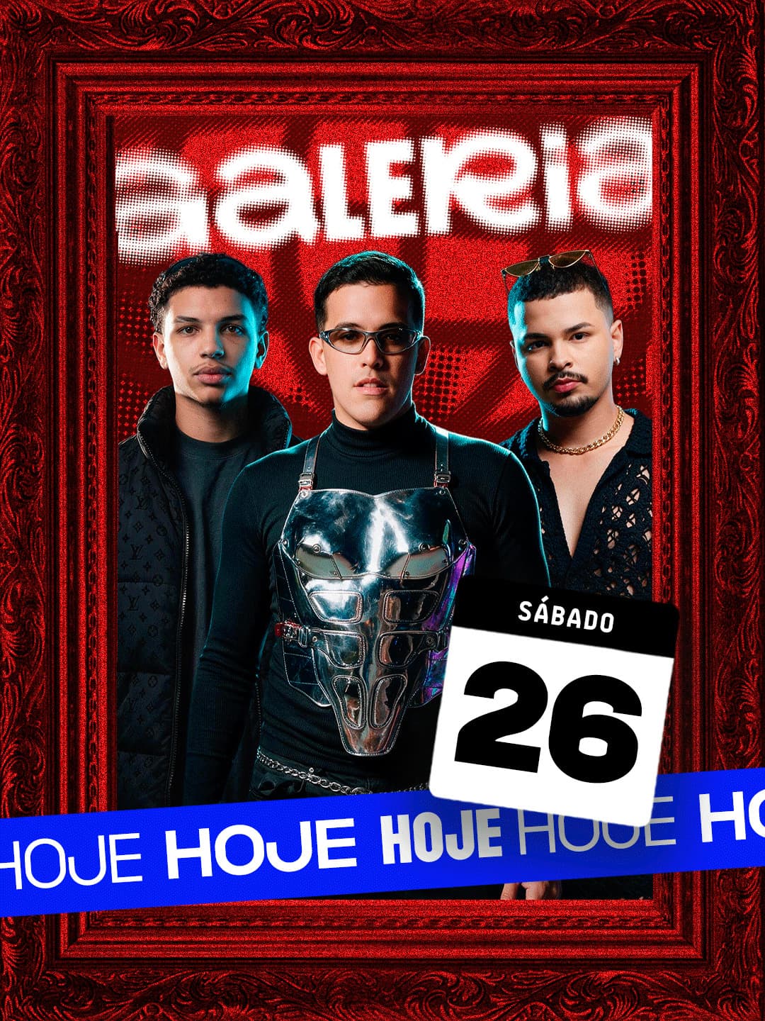 Flyer de Carl, Reis e Matheusa