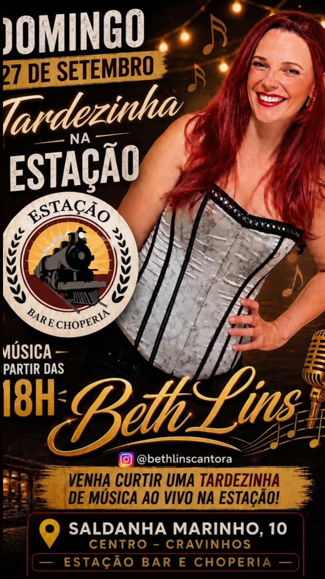 Flyer de Beth Lins
