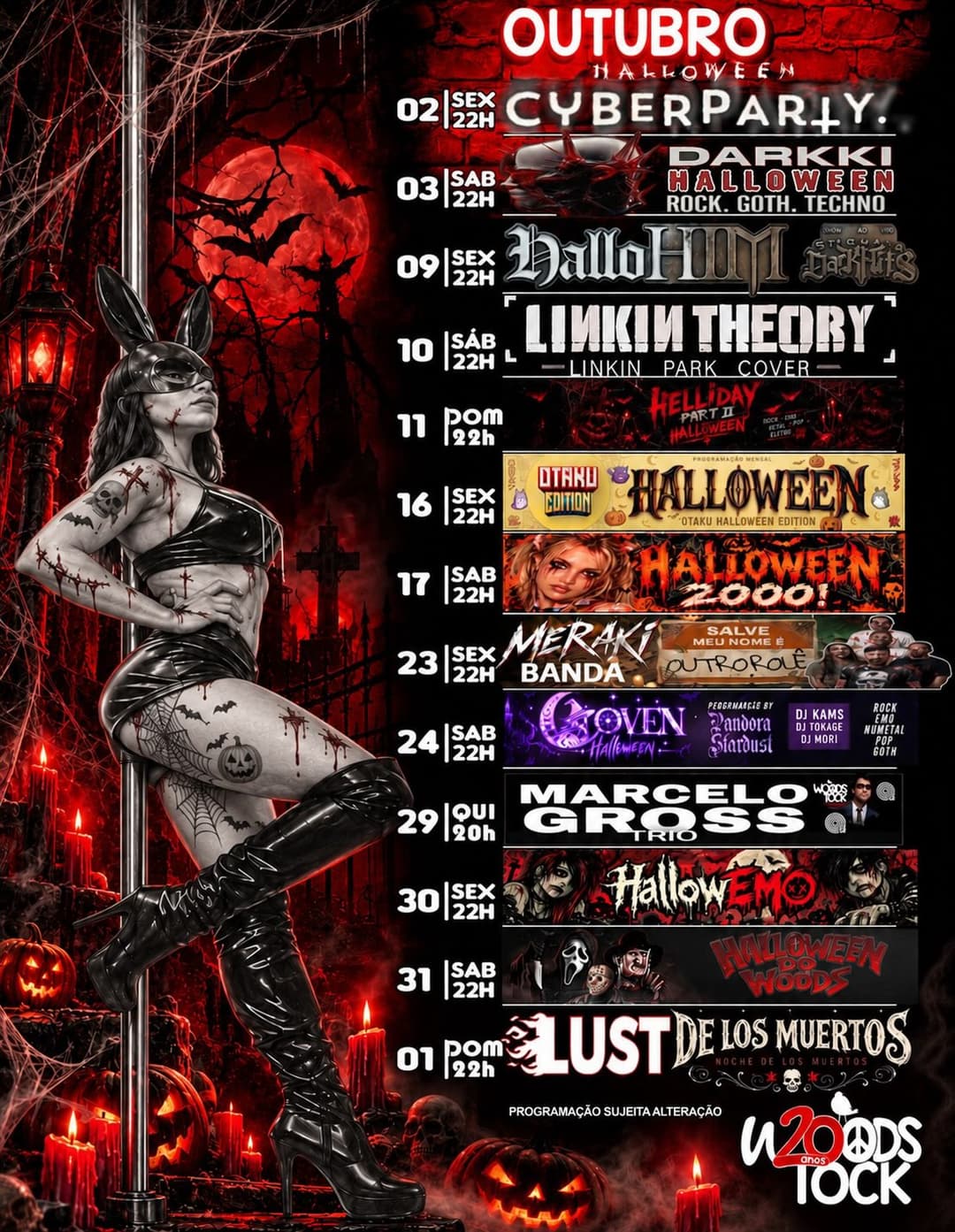 Flyer de CYBERPARTY