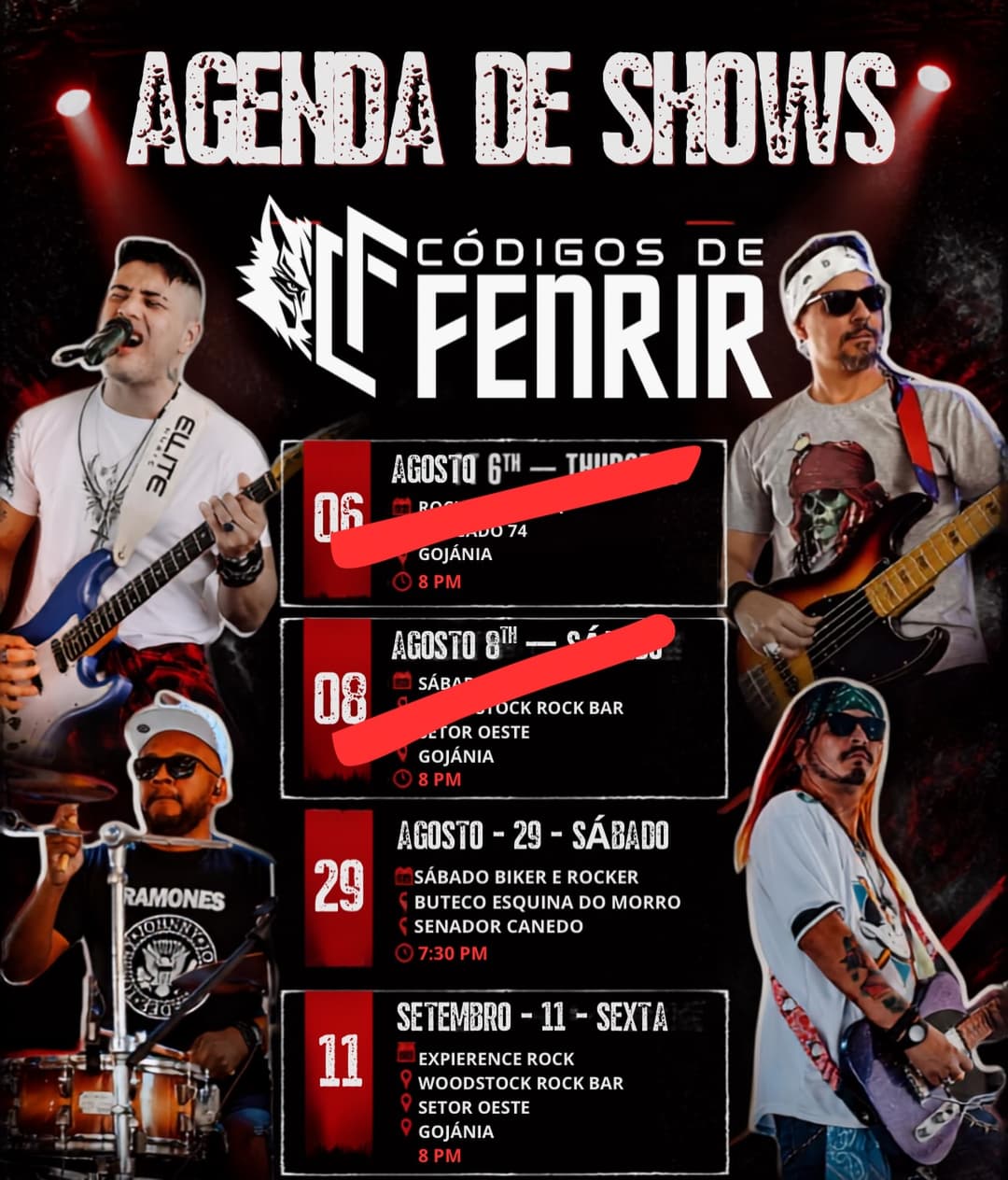 Flyer de Códigos de Fenrir