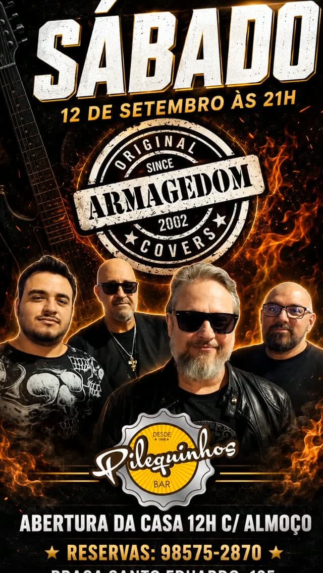 Flyer de Armagedom Original