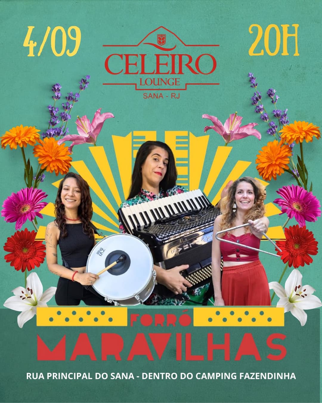 Flyer de ForroMaravilhas