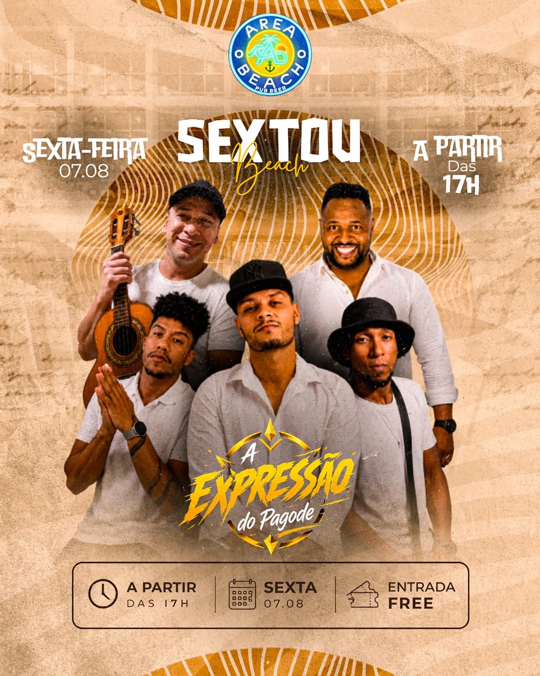Flyer de A Expressão do Pagode