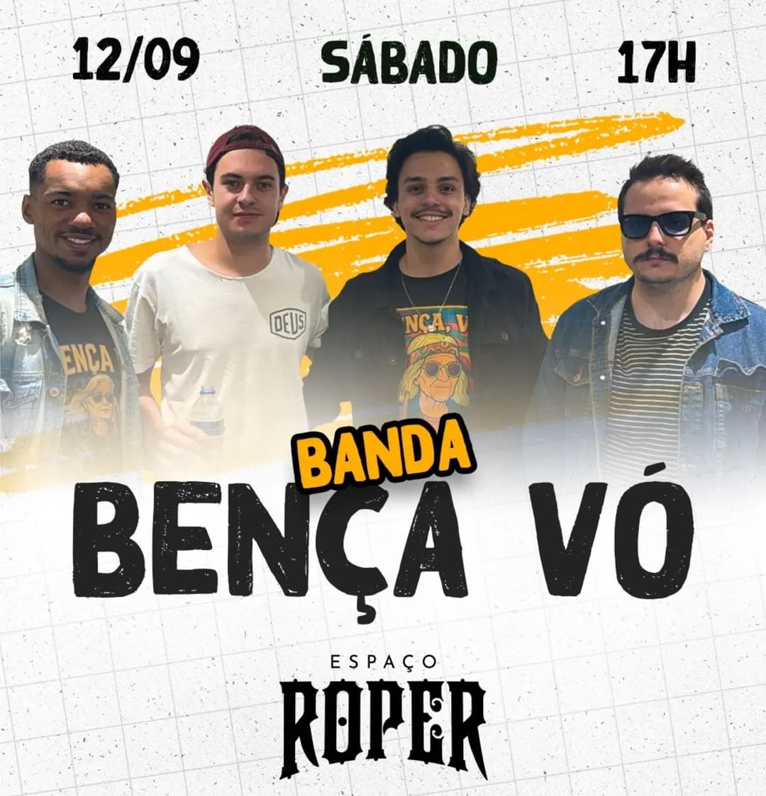 Flyer de Banda Bença Vô