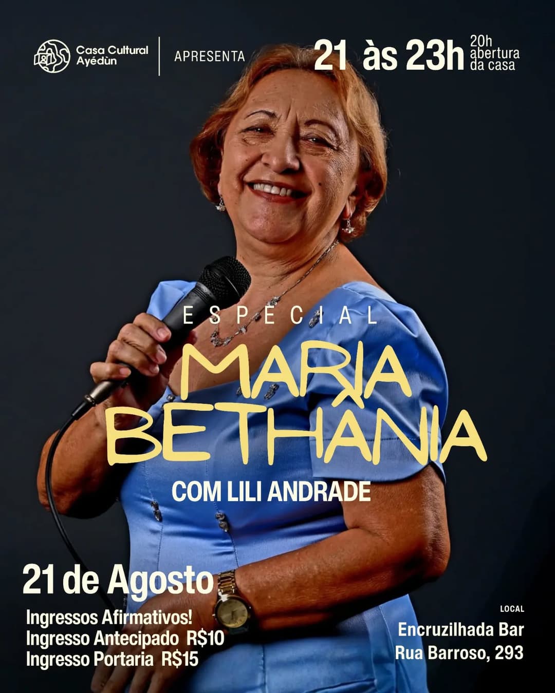 Flyer de Lili Andrade
