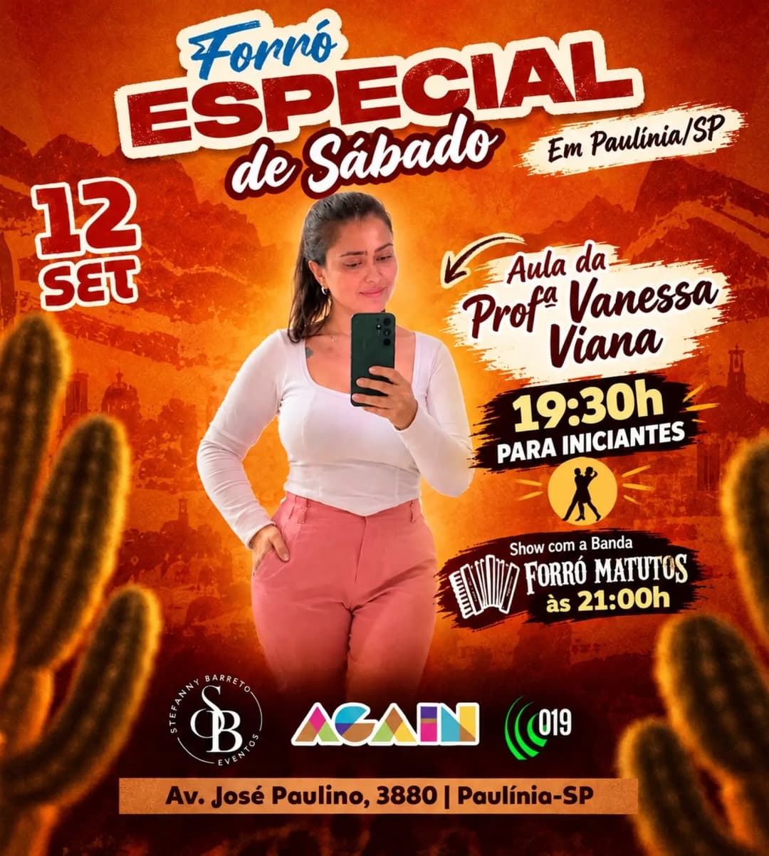 Flyer de Forró Matutos